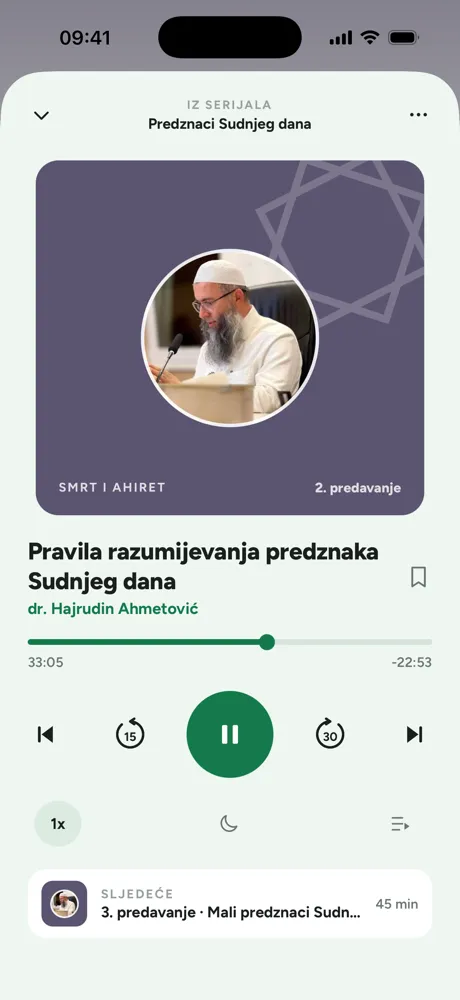 Prikaz ekrana aplikacije Dersovi - islamska predavanja (3)